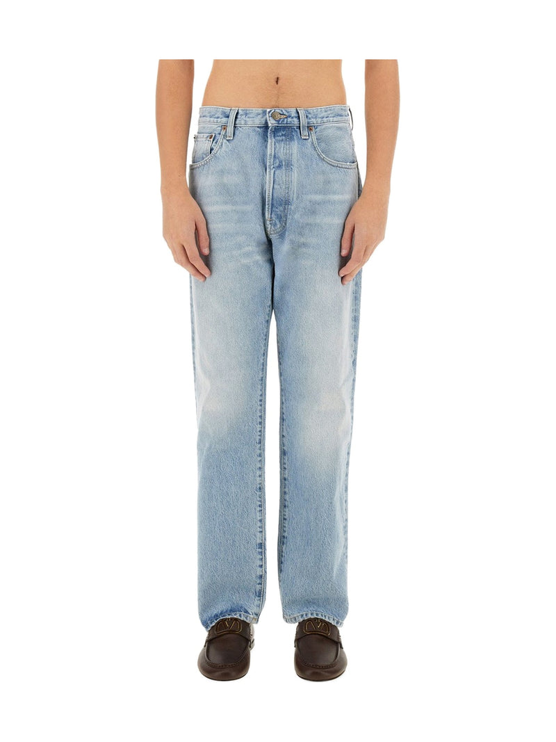 Valentino Regular Straight Jeans in Light Blue
