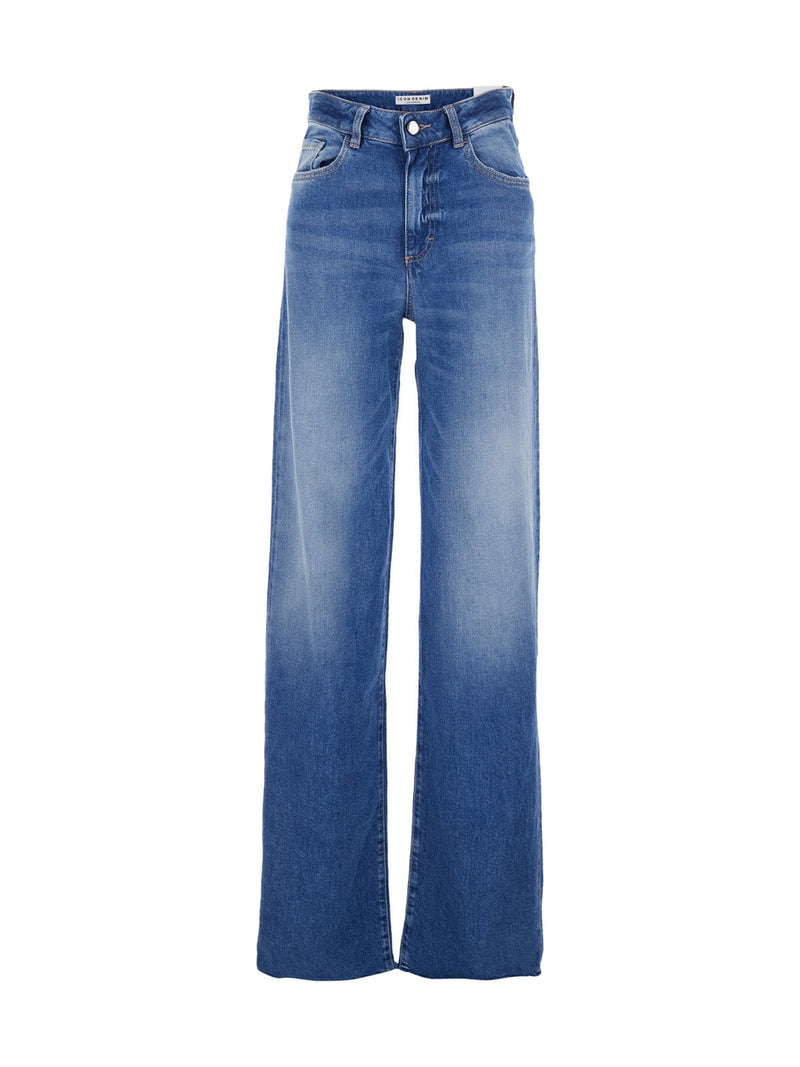 ICON DENIM Joia Wide Jeans in Blue
