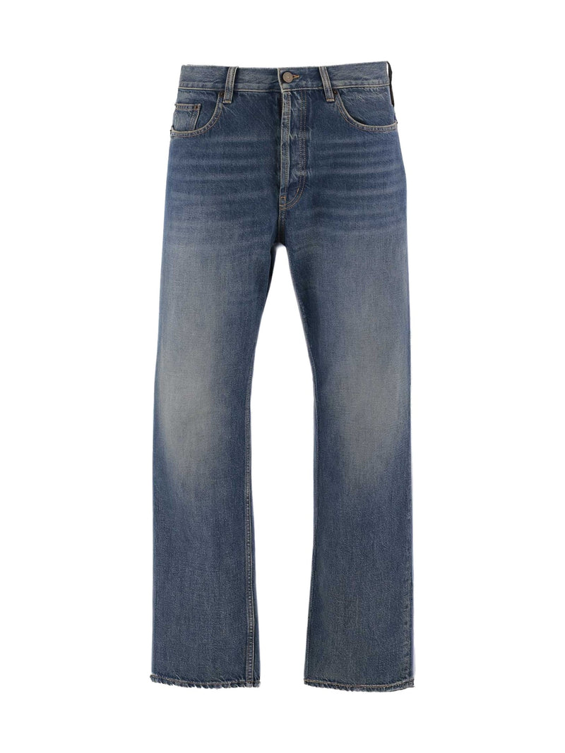 Saint Laurent Straight Jeans in Vintage Wash
