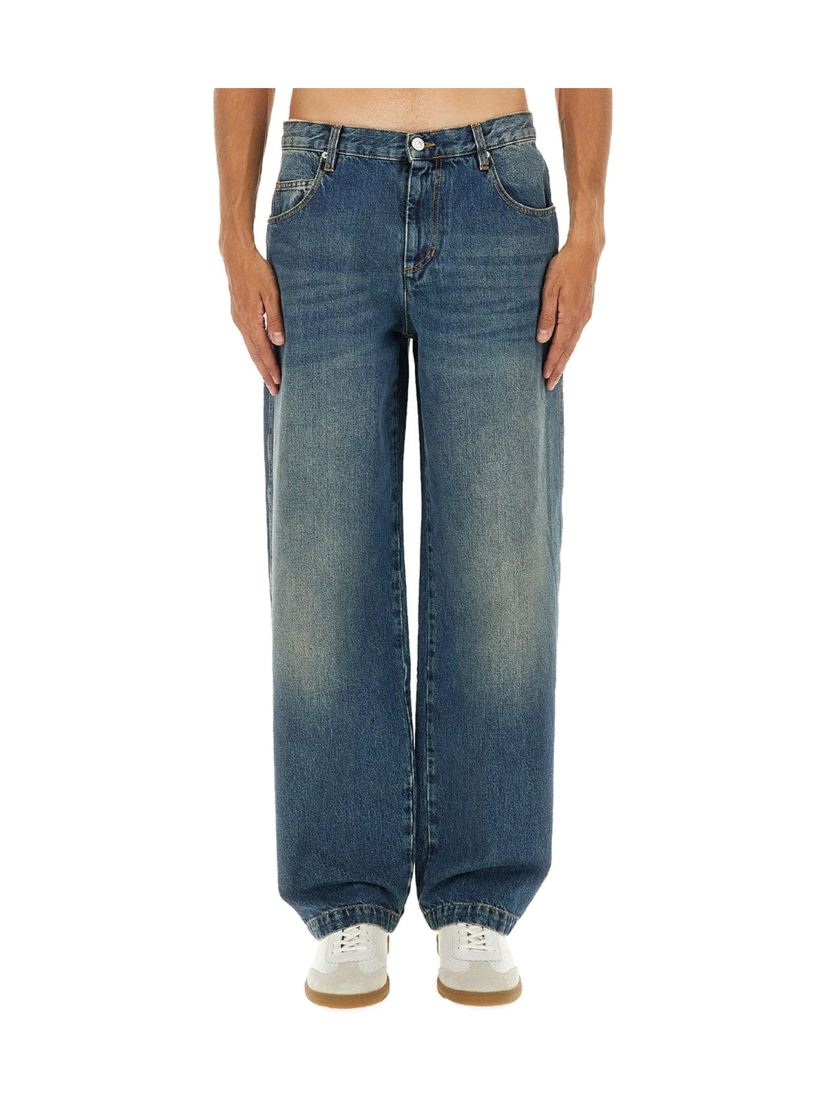 ISABEL MARANT Jorje Wide Jeans in Vintage Blue