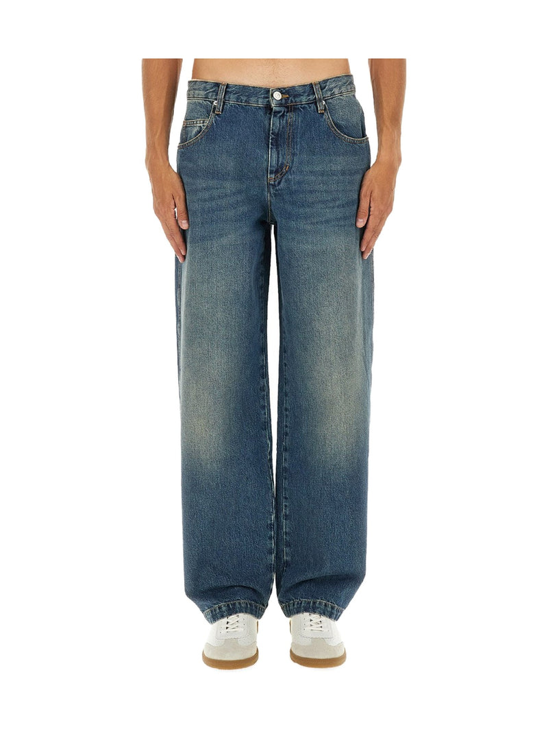 ISABEL MARANT Jorje Wide Jeans in Vintage Blue