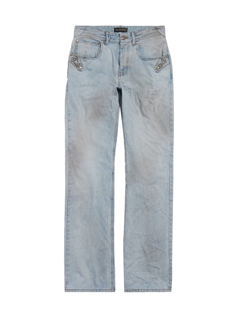 Balenciaga City Jeans in Light Blue