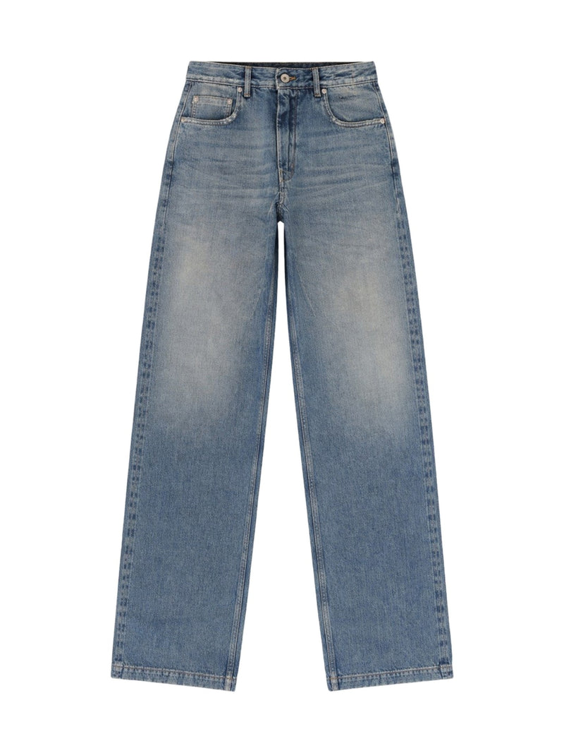 Rick Owens DRKSHDW Geth Wide Jeans in Light Blue