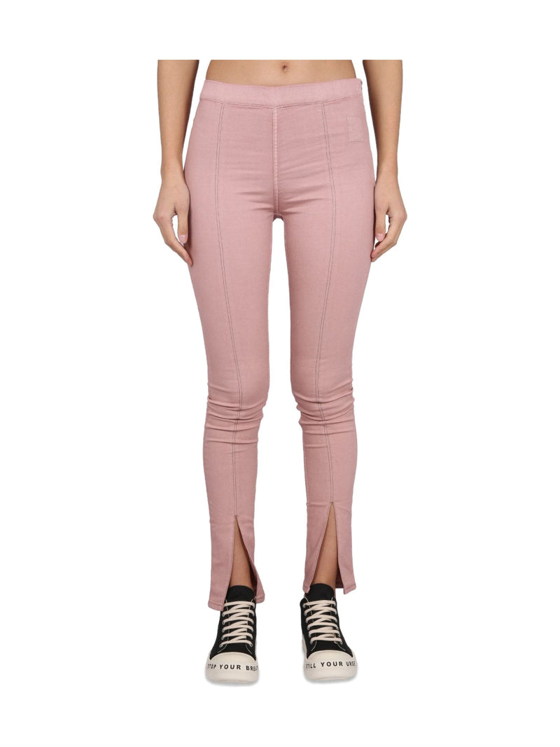 Rick Owens DRKSHDW Denim Leggings in Pink