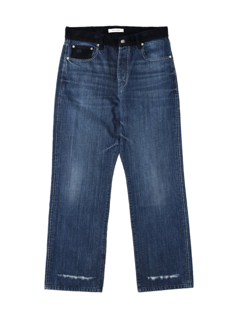 Wales Bonner Studio Jeans with Contrast Waistband