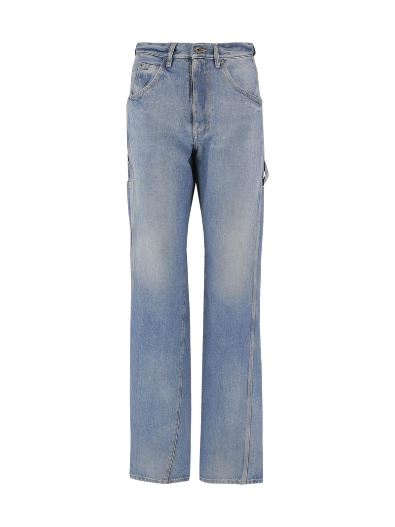 Maison Margiela Four-Stitch Jeans in Washed Blue