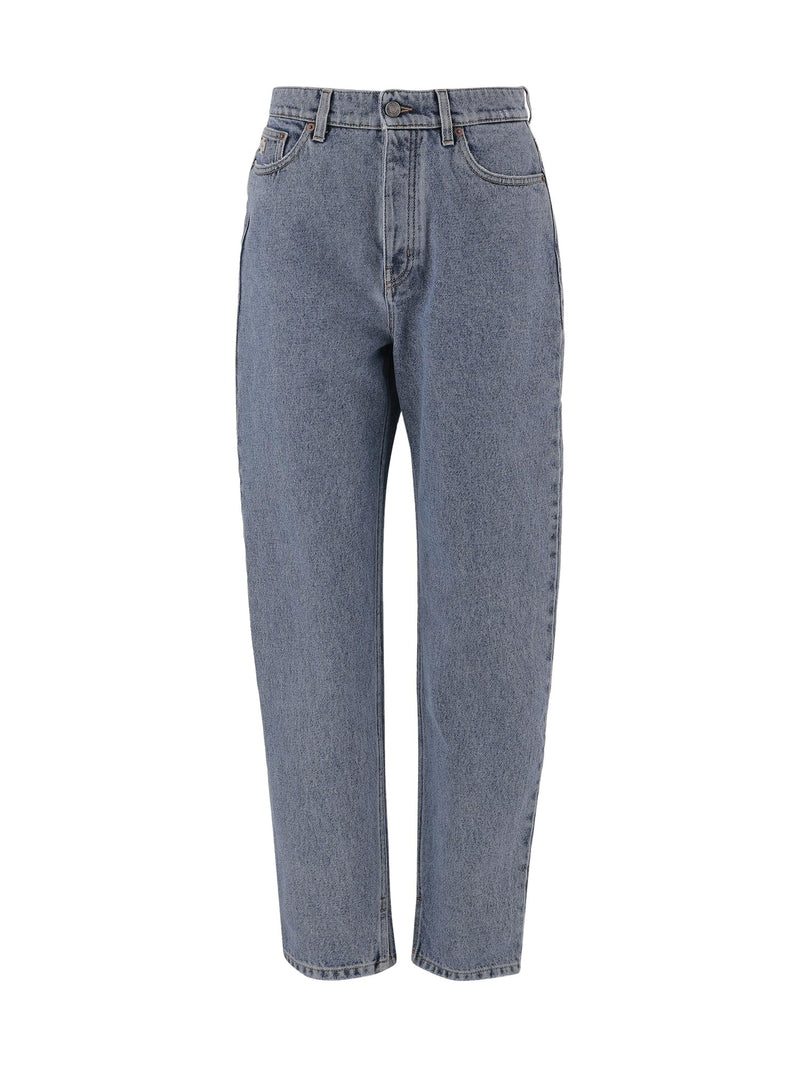 Chloé Straight Jeans in Grey-Blue