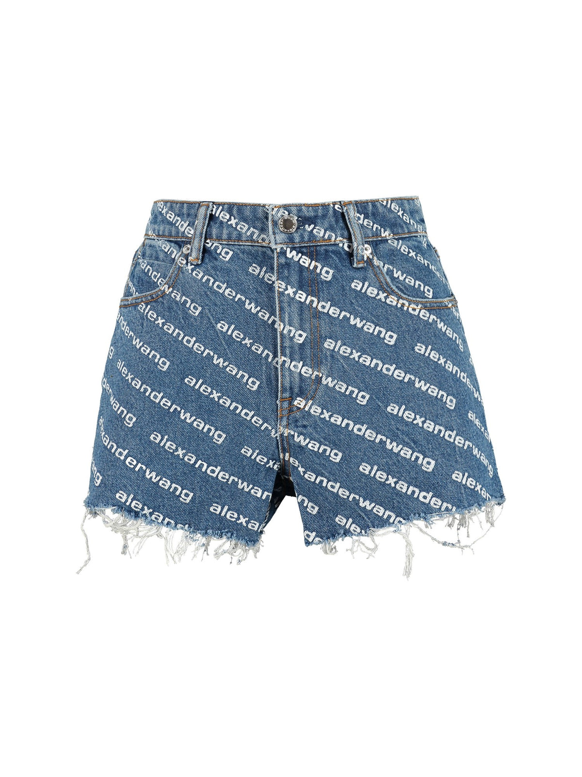 Alexander Wang Bite Shorts with Logo Print