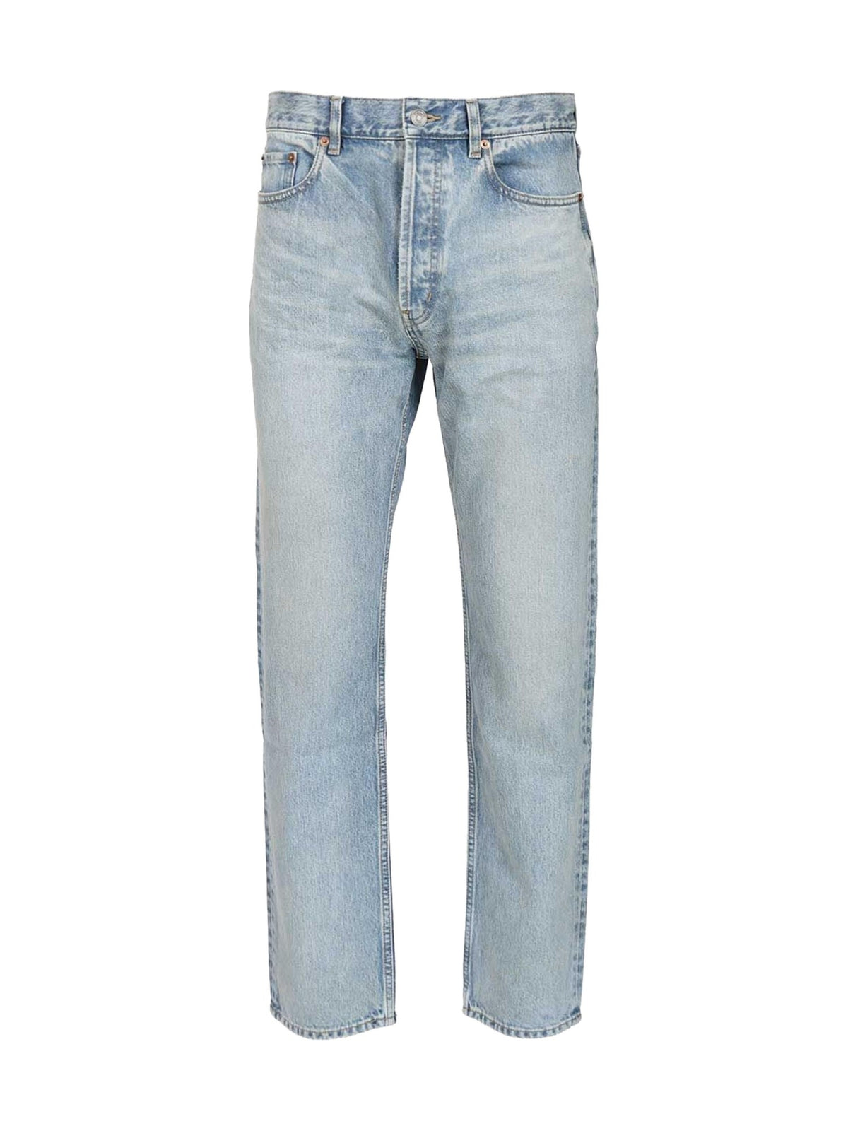 Saint Laurent Straight Jeans in Light Denim