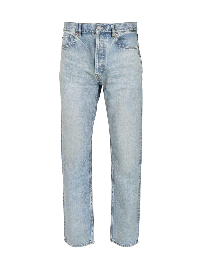 Saint Laurent Straight Jeans in Light Denim