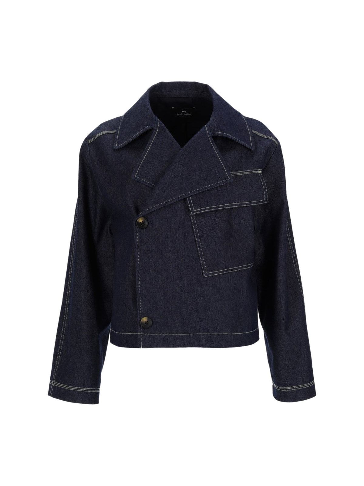 PS Paul Smith Asymmetric Denim Jacket