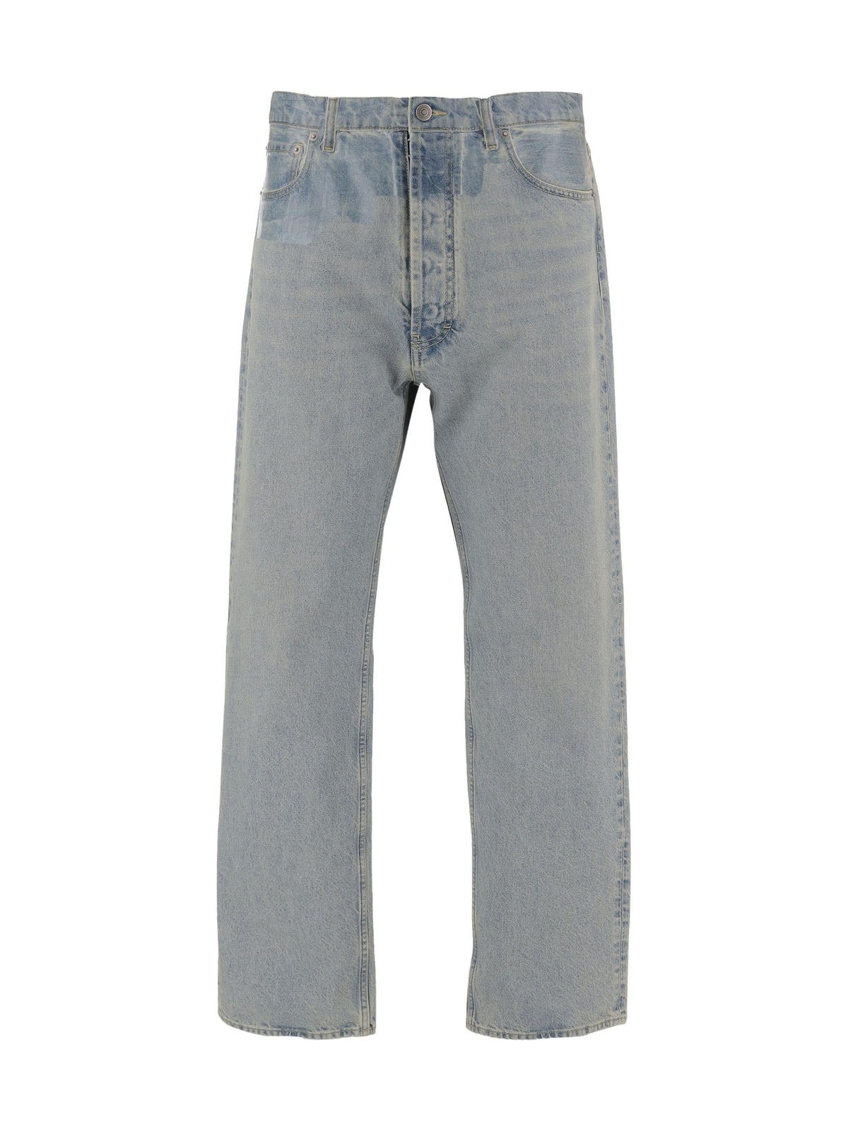 Maison Margiela Paint-Splatter Jeans with Four Stitches