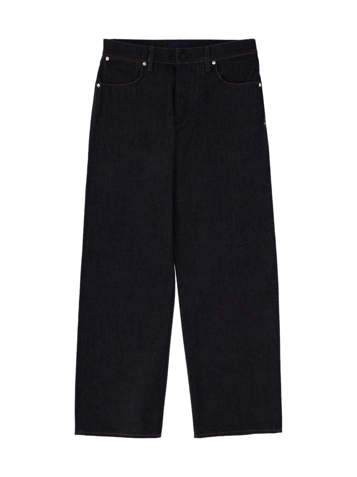 Stone Island Wide Straight Jeans in Clean Rinse