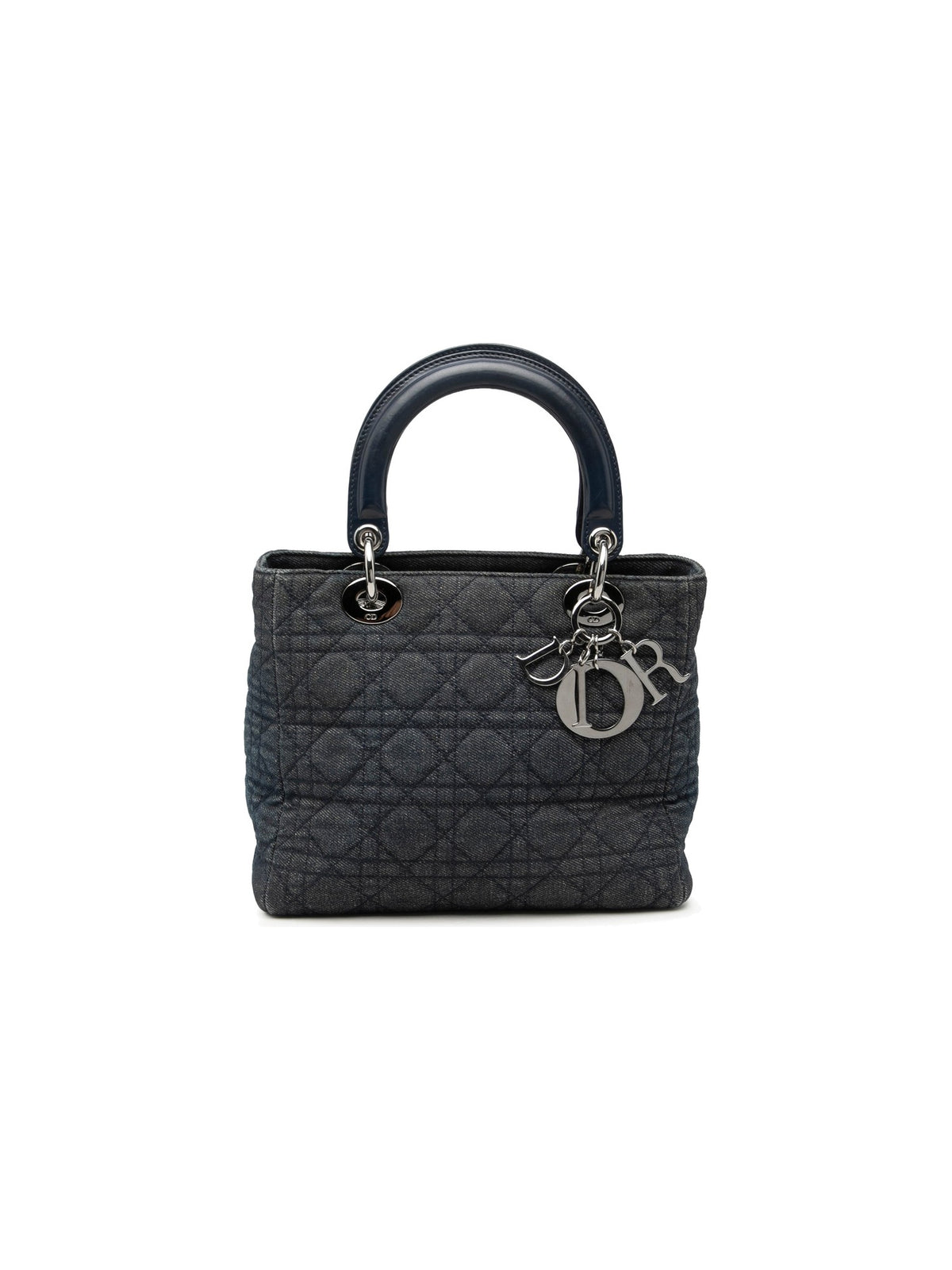 DIOR Lady Dior Denim Cannage Bag (Pre-Owned)