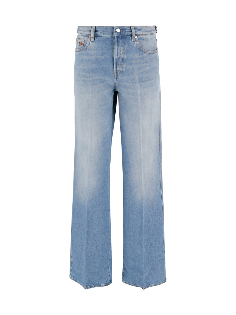 Gucci Flare Jeans in Light Wash