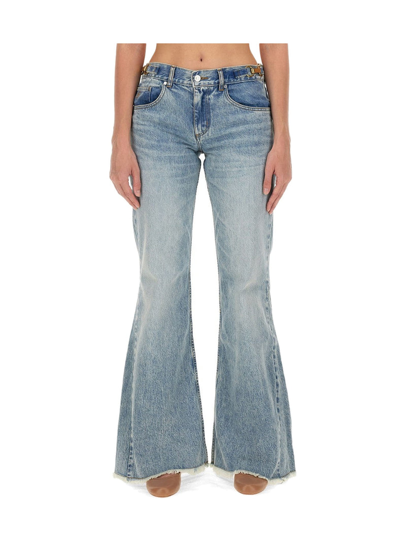 Stella McCartney Flare Jeans in Light Vintage Blue