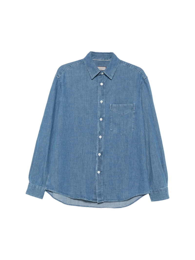 Canali Shirt Blue Denim