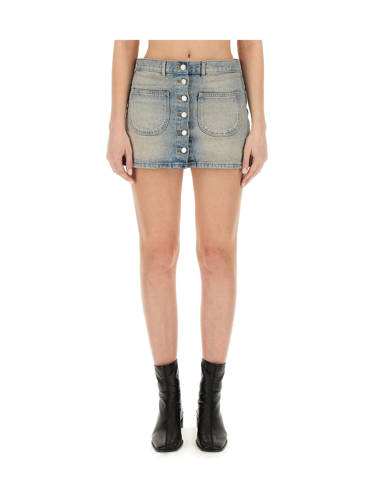 Courrèges Denim Mini Skirt