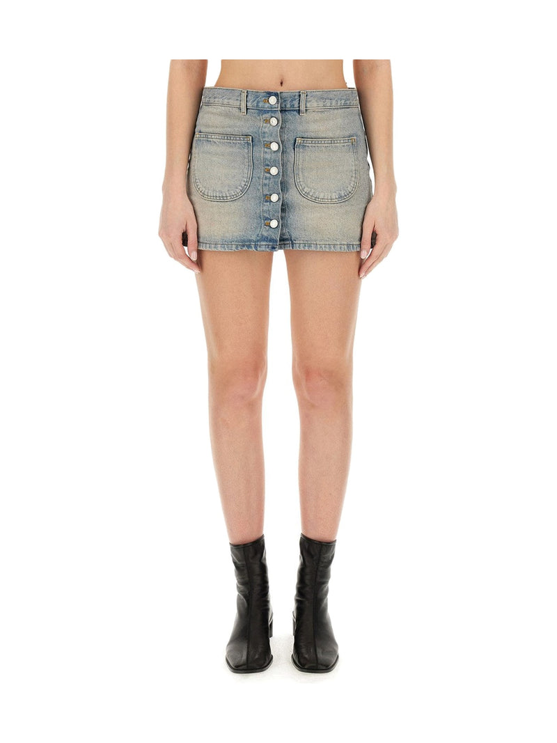 Courrèges Denim Mini Skirt