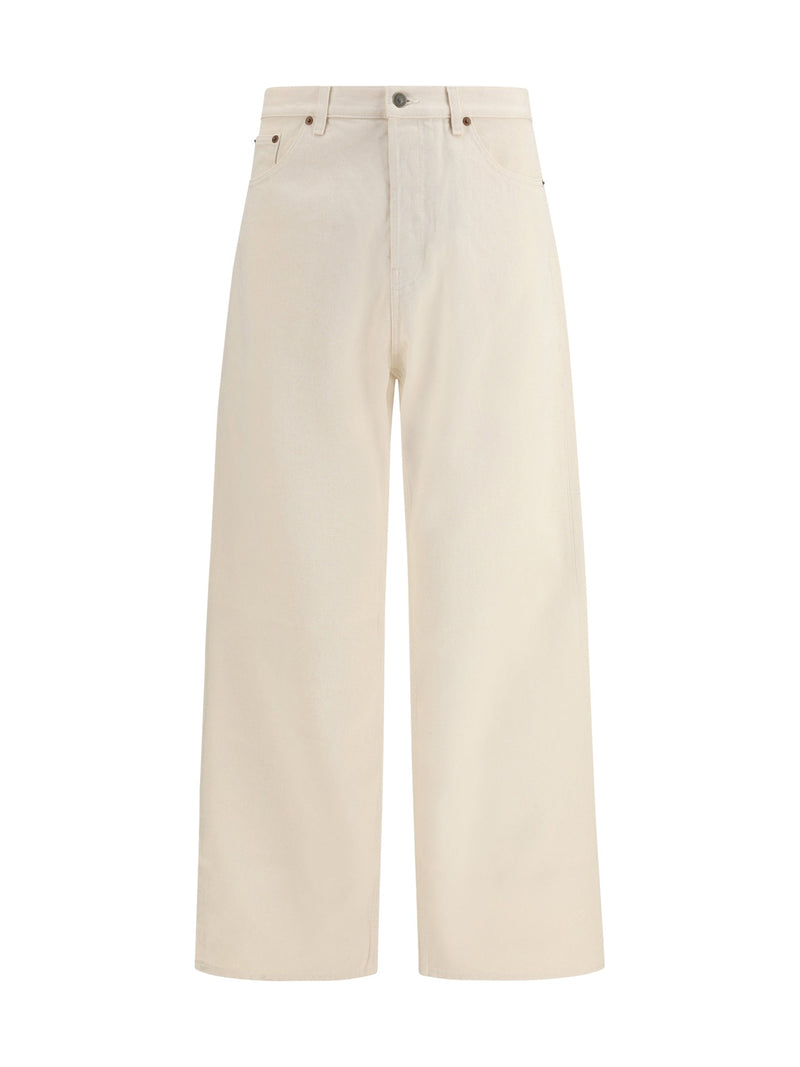 Valentino Denim Trousers Ivory
