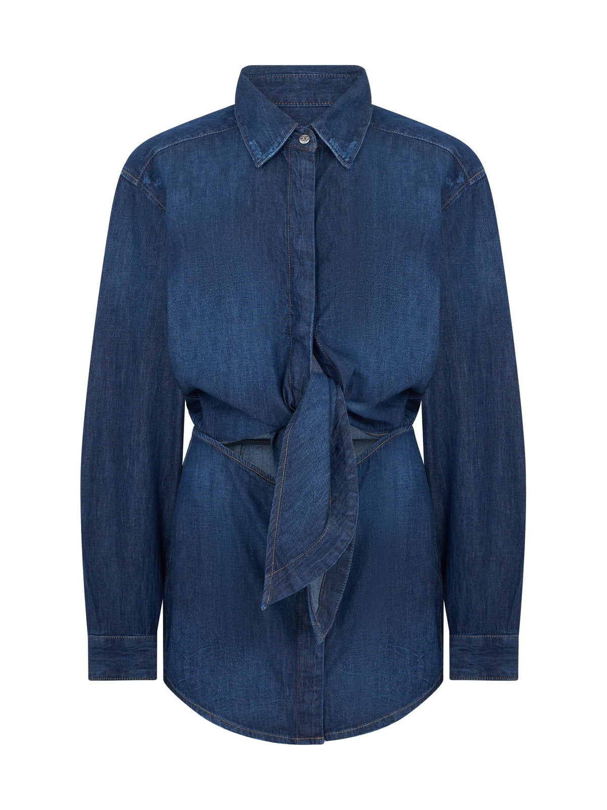 Diesel Denim Jacket With Belt