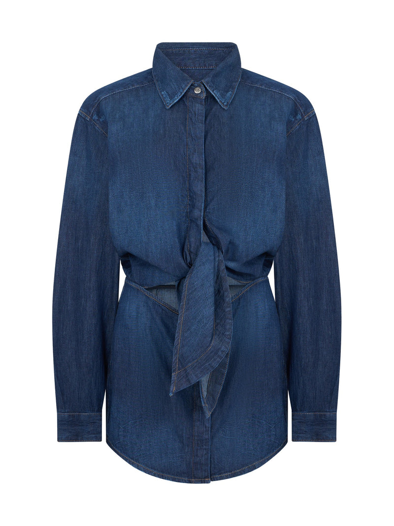 Diesel Denim Jacket With Belt