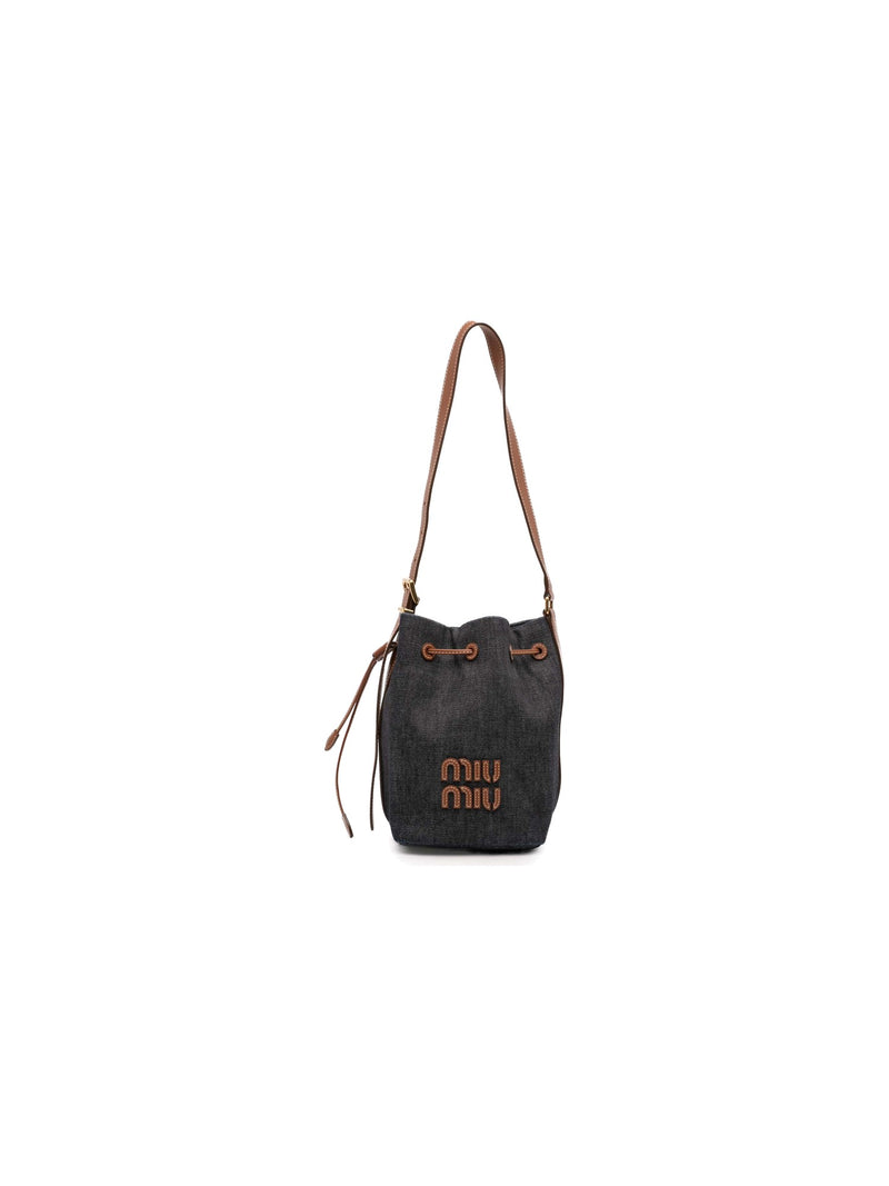Miu Miu Bucket Bag Denim (Pre-Owned)