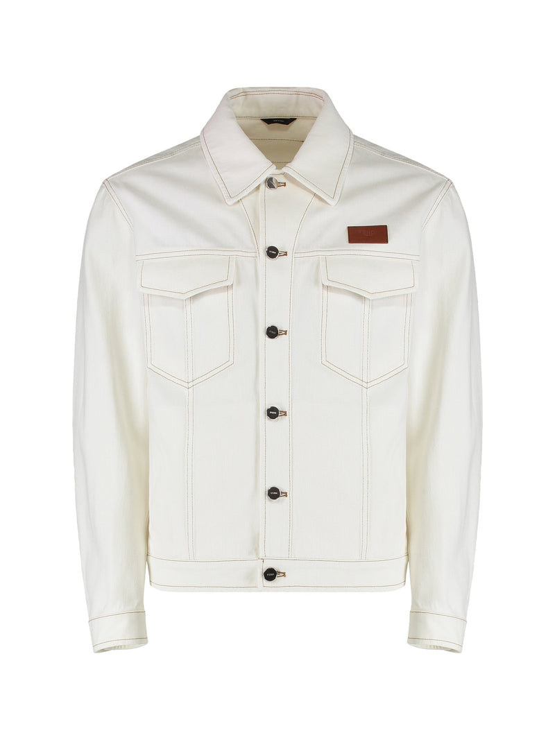 FENDI Denim Jacket Ecru
