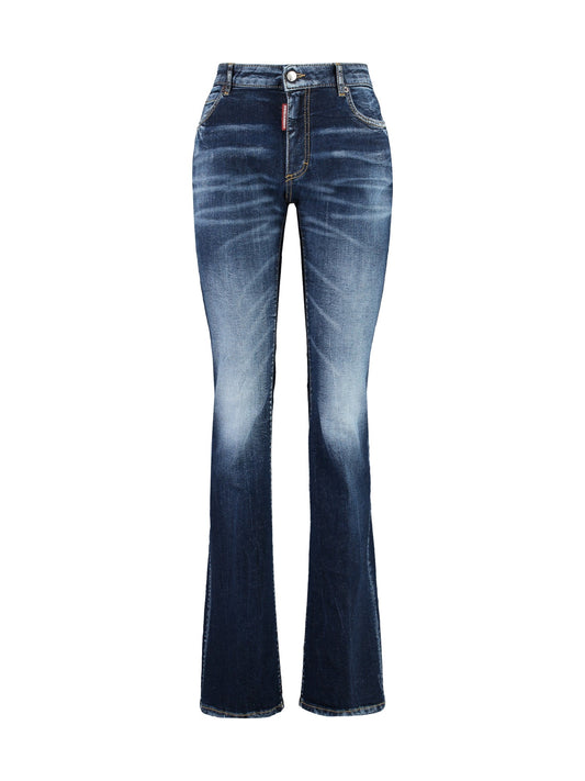DSQUARED2 Twiggy Flared Denim Jeans