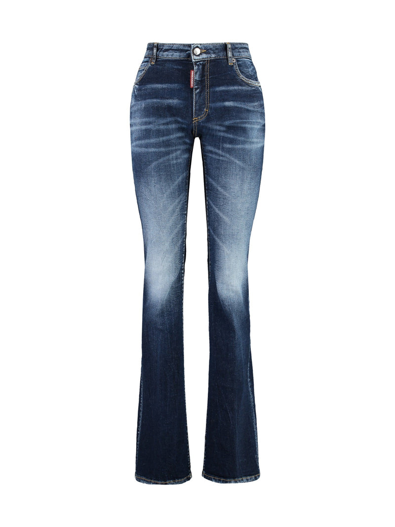 DSQUARED2 Twiggy Flared Denim Jeans