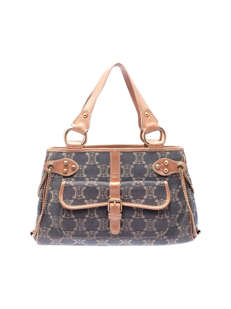 CELINE Handbag Macadam Denim
