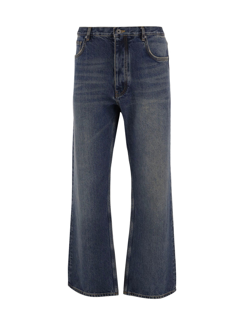 OFF-WHITE Jeans in Dark Denim Cotton