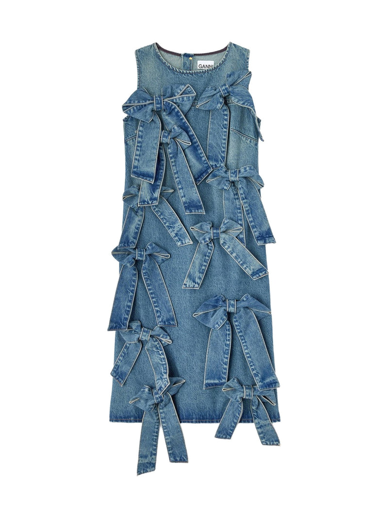 GANNI Cotton Denim Dress