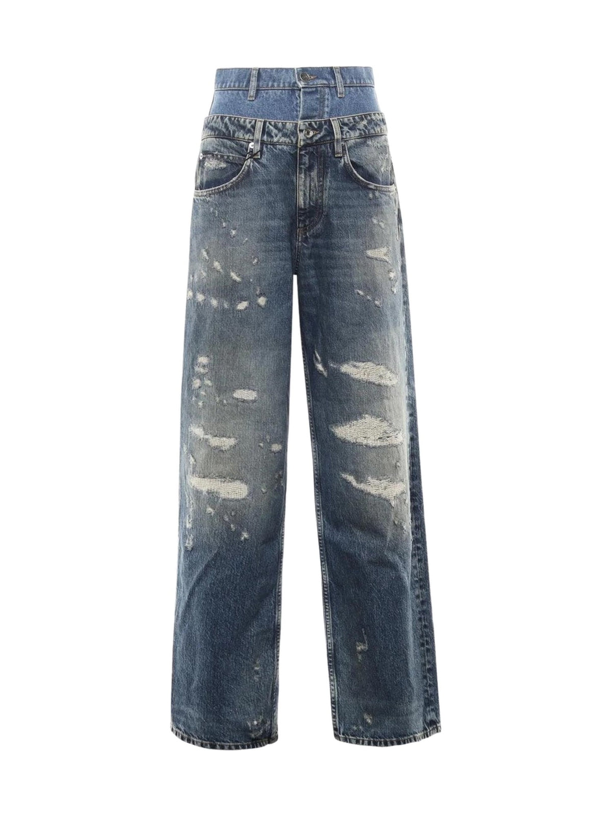 Dolce & Gabbana Double Layer Denim Jeans