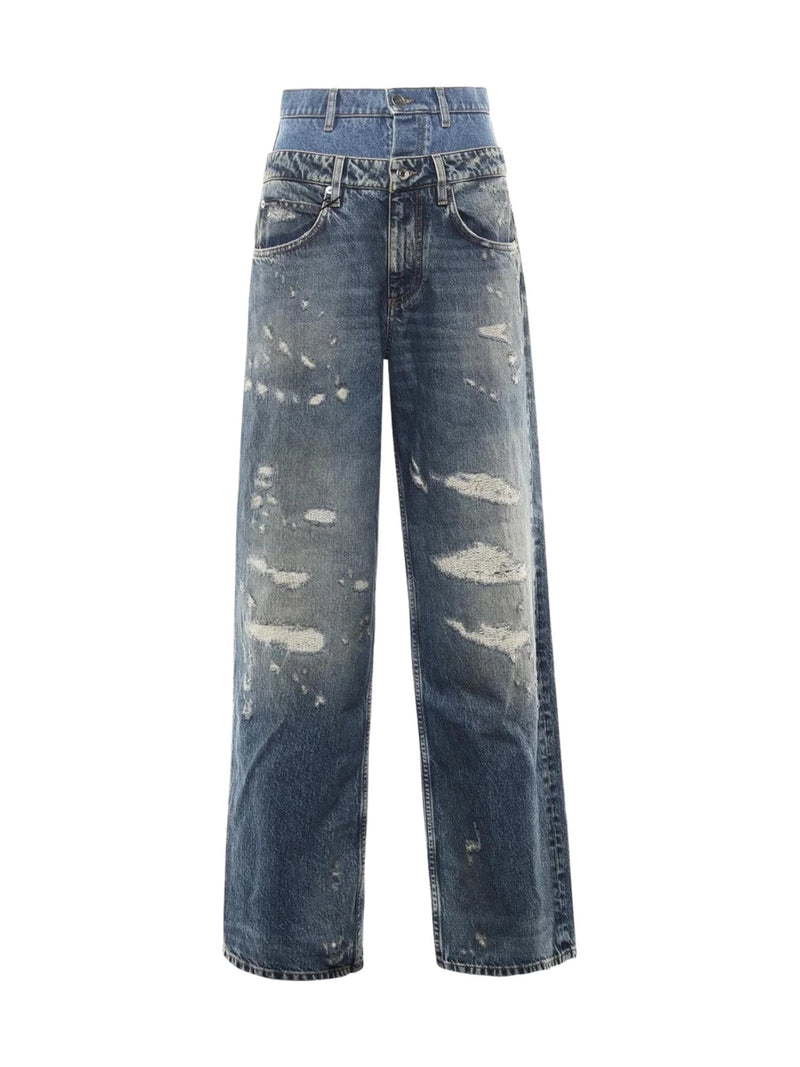 Dolce & Gabbana Double Layer Denim Jeans