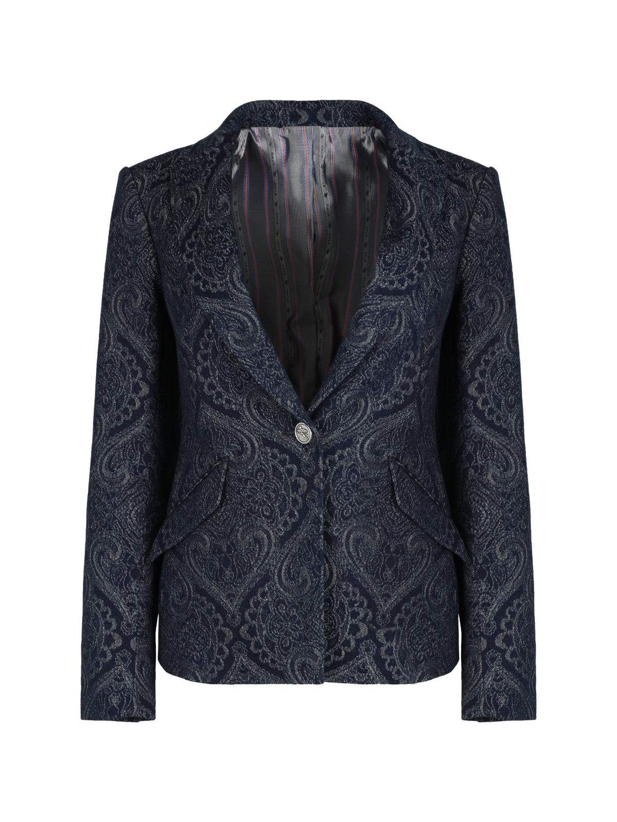ETRO Denim Jacquard Jacket