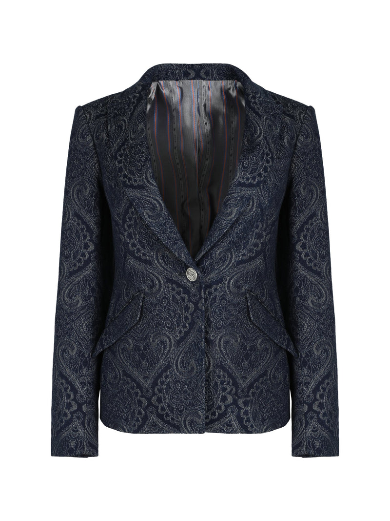 ETRO Denim Jacquard Jacket