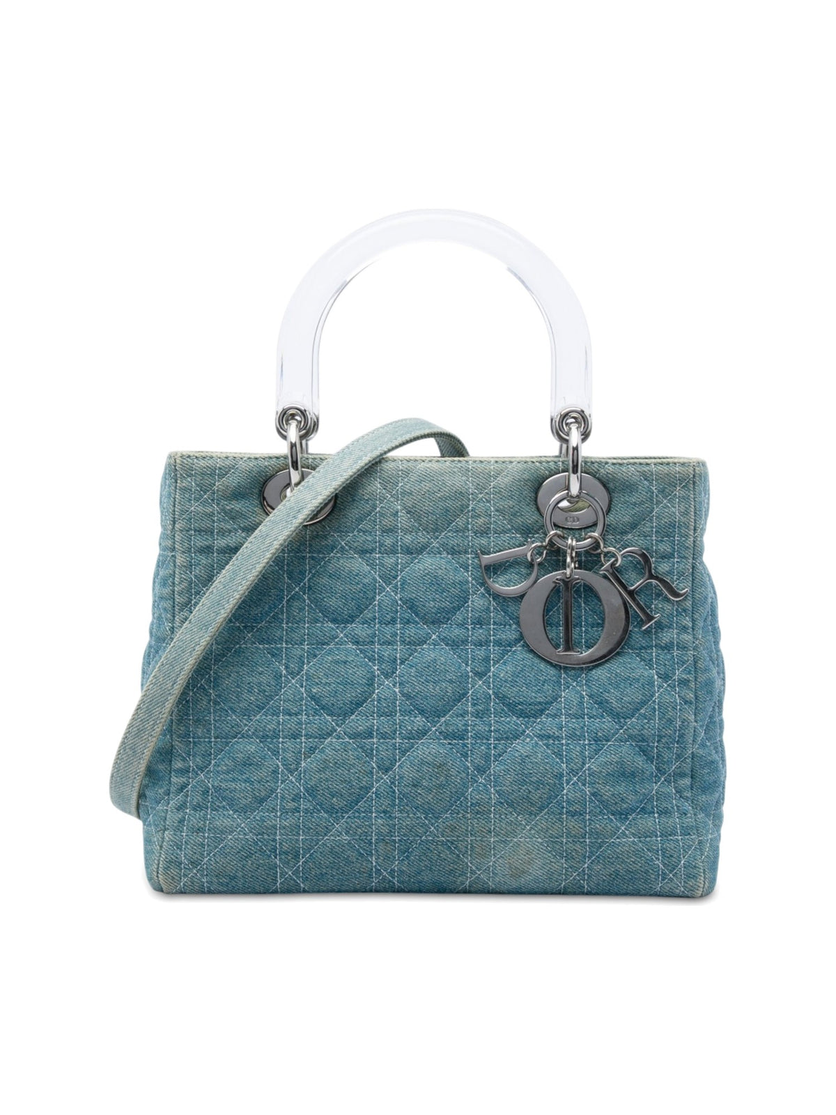 DIOR Satchel Lady Dior Denim (Pre-Owned)