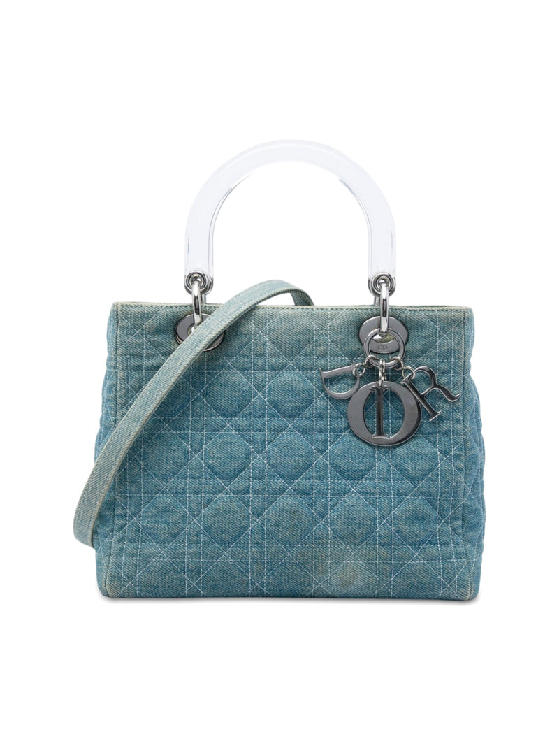 DIOR Satchel Lady Dior Denim (Pre-Owned)