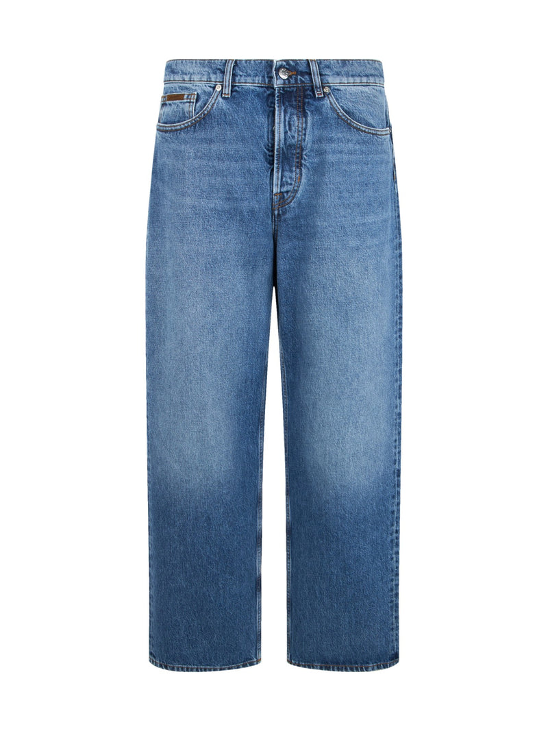 Moncler Straight Leg Denim Jeans