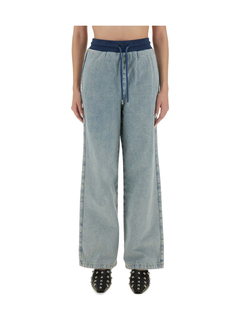 Moschino Wide Leg Denim Jeans