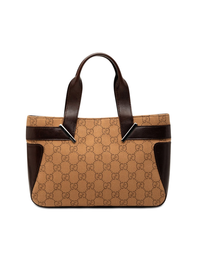 Gucci Handbag Denim Brown