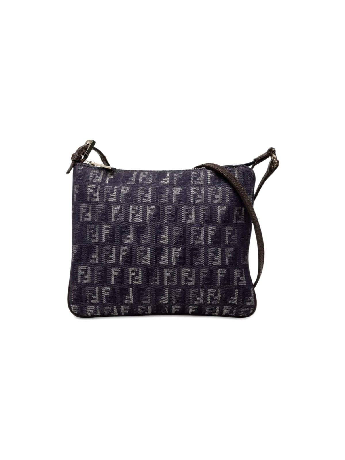 FENDI Crossbody Bag Zucchino Denim (Pre-Owned)