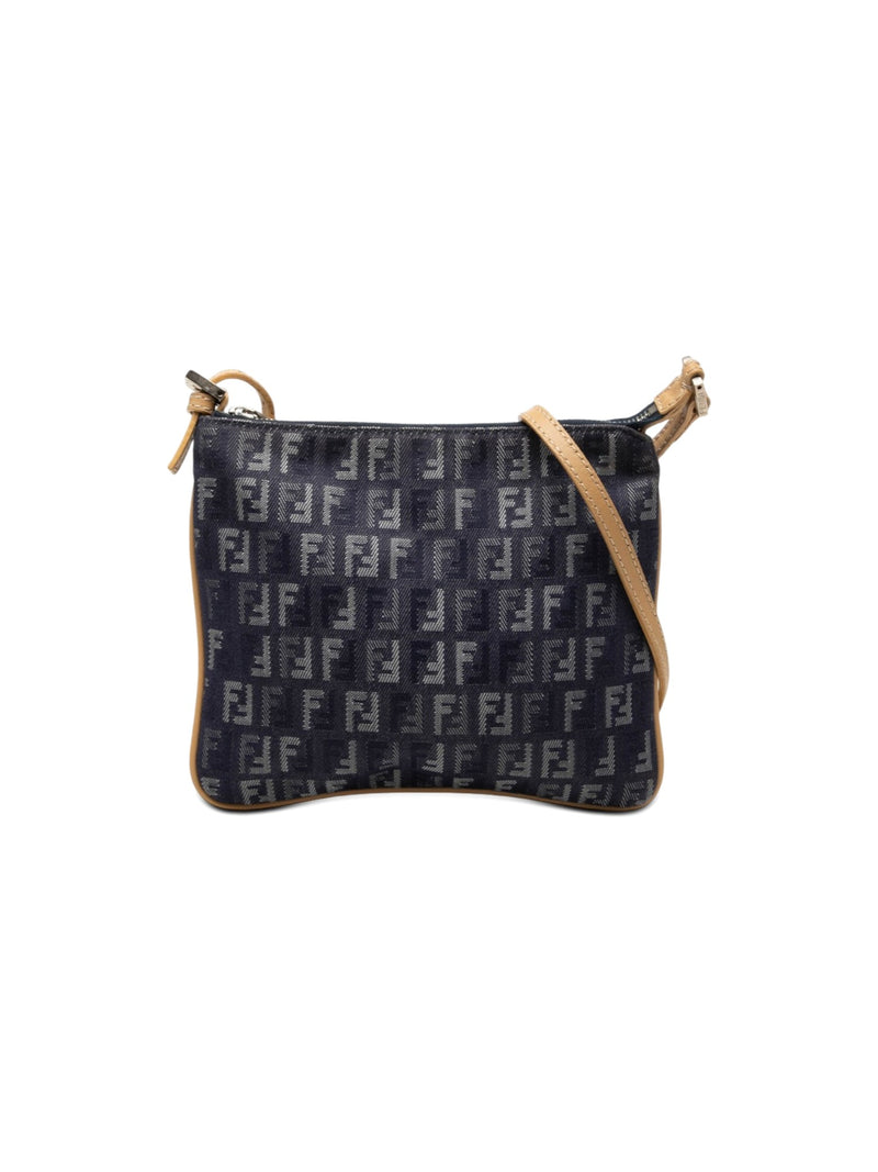 FENDI Crossbody Bag Zucchino Denim (Pre-Owned)