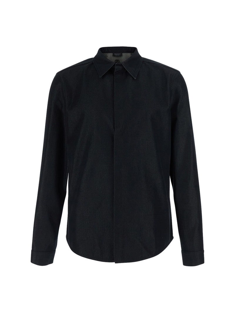 Gucci Denim Shirt in Black