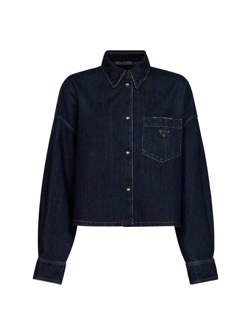 Prada Denim Shirt Blue