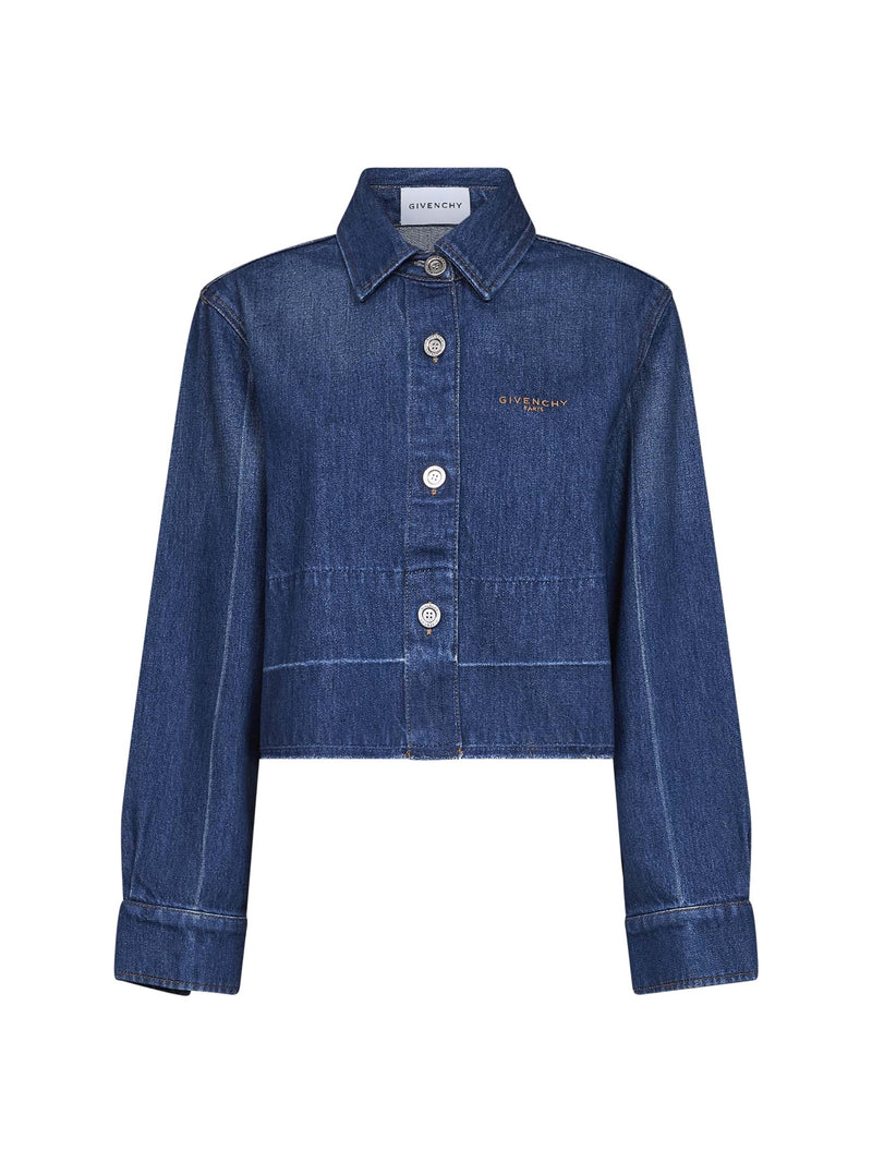 Givenchy Denim Shirt Blue Cotton