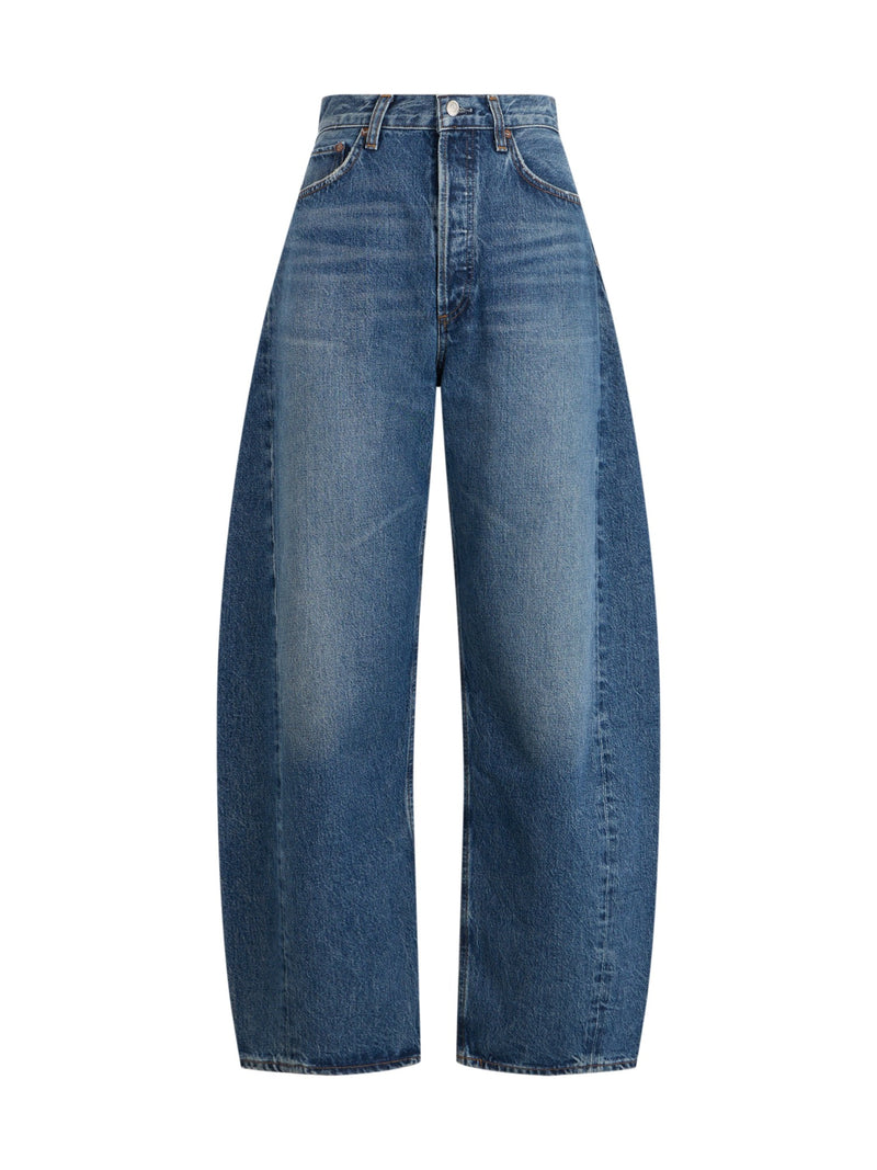 AGOLDE Balloon Jeans in Inky Blue Denim