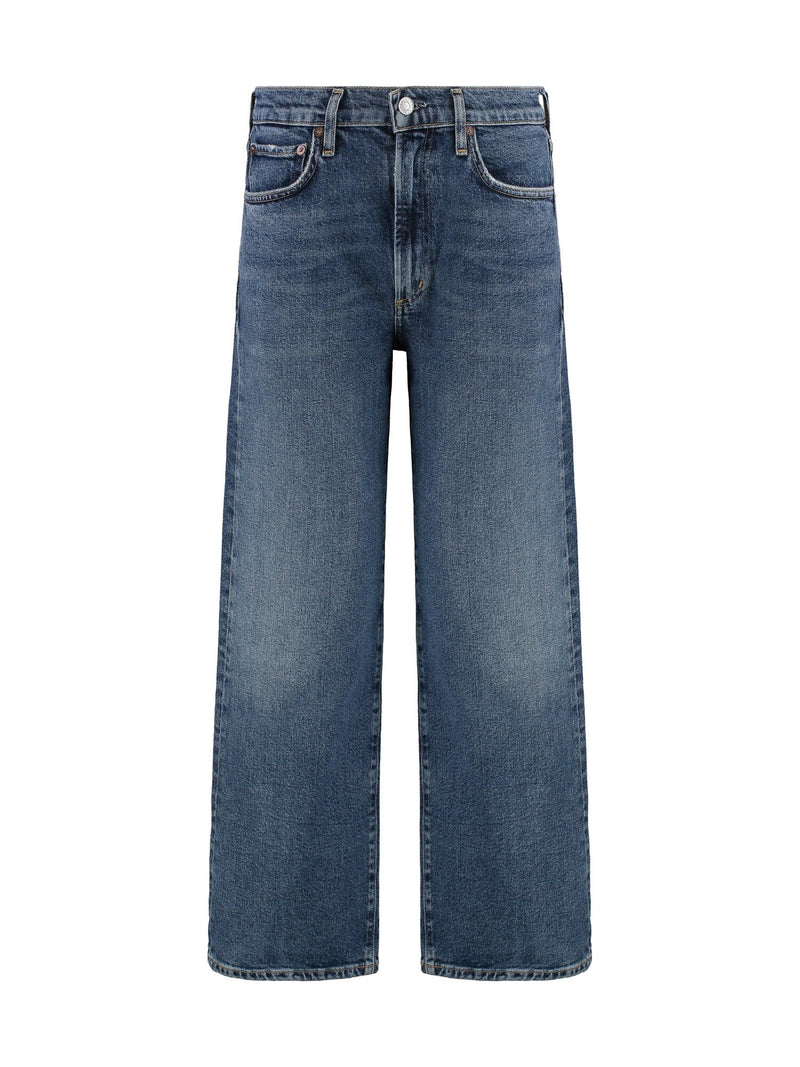 AGOLDE Cropped Jeans Enroll Cotton