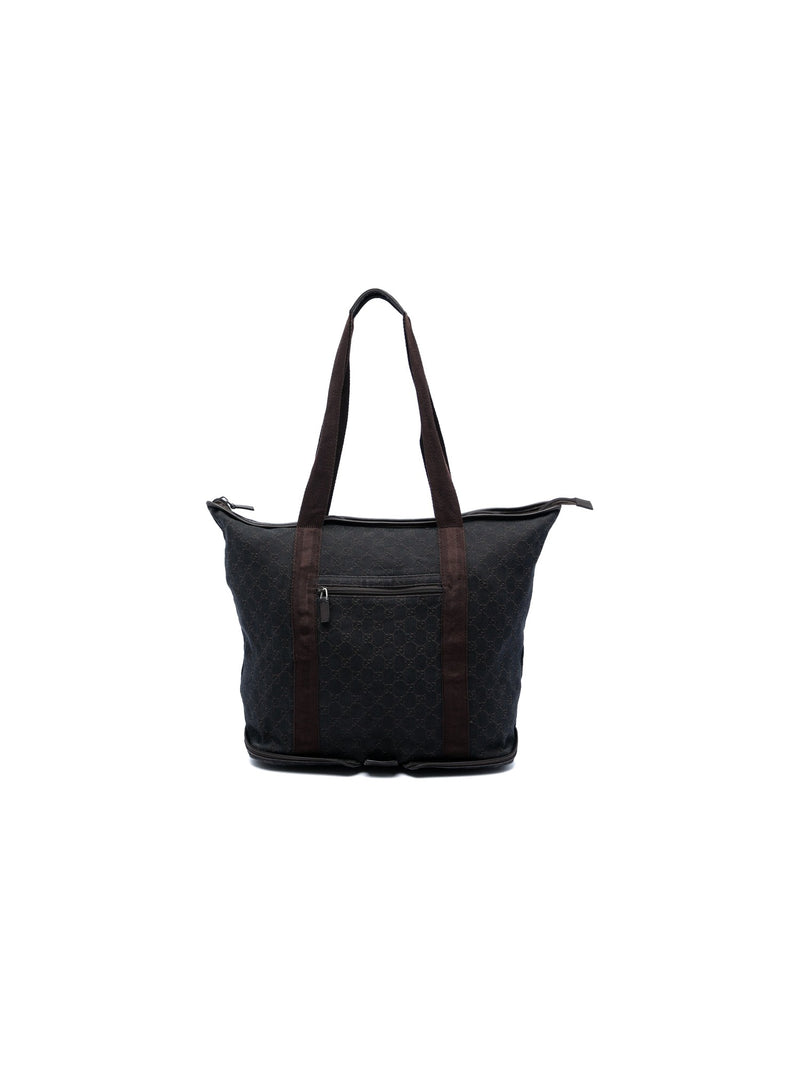 Gucci Denim Tote Bag, Blue (Pre-Owned)